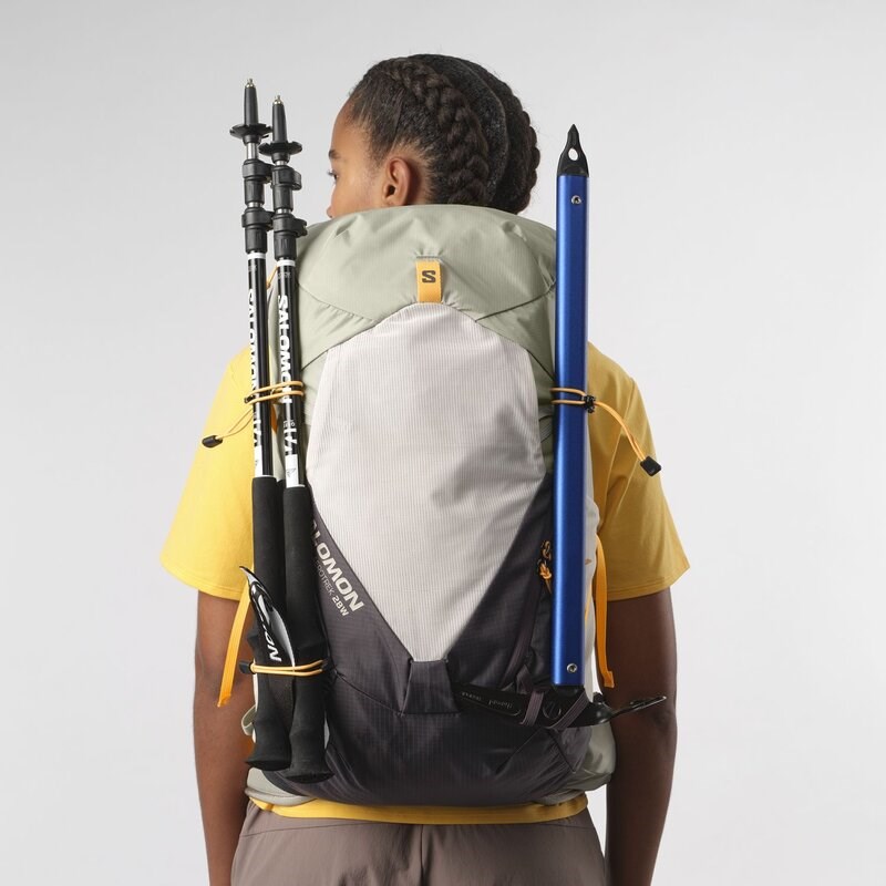 Salomon Rucksack AEROTREK 28 WOMEN - Seegras/Silberwolke/Eisen 9