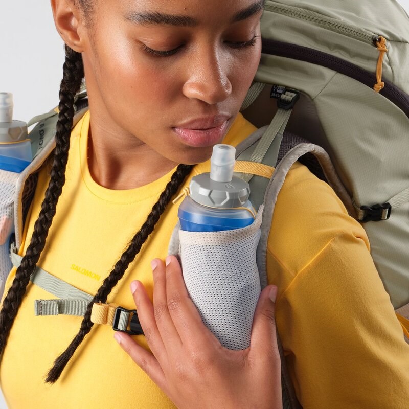 Salomon Rucksack AEROTREK 28 WOMEN - Seegras/Silberwolke/Eisen 9