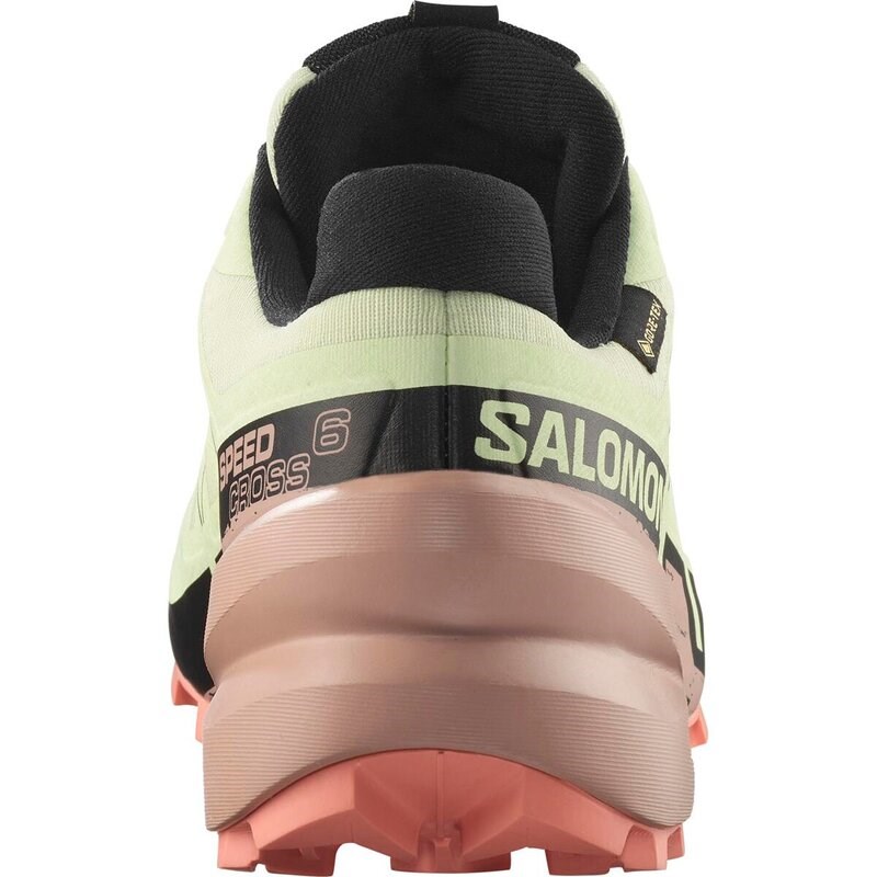 Salomon Damen Trailrunningschuhe SHOES SPEEDCROSS 6 GTX W Lime - Limettencreme/Mahagoni Rose/Schwarz