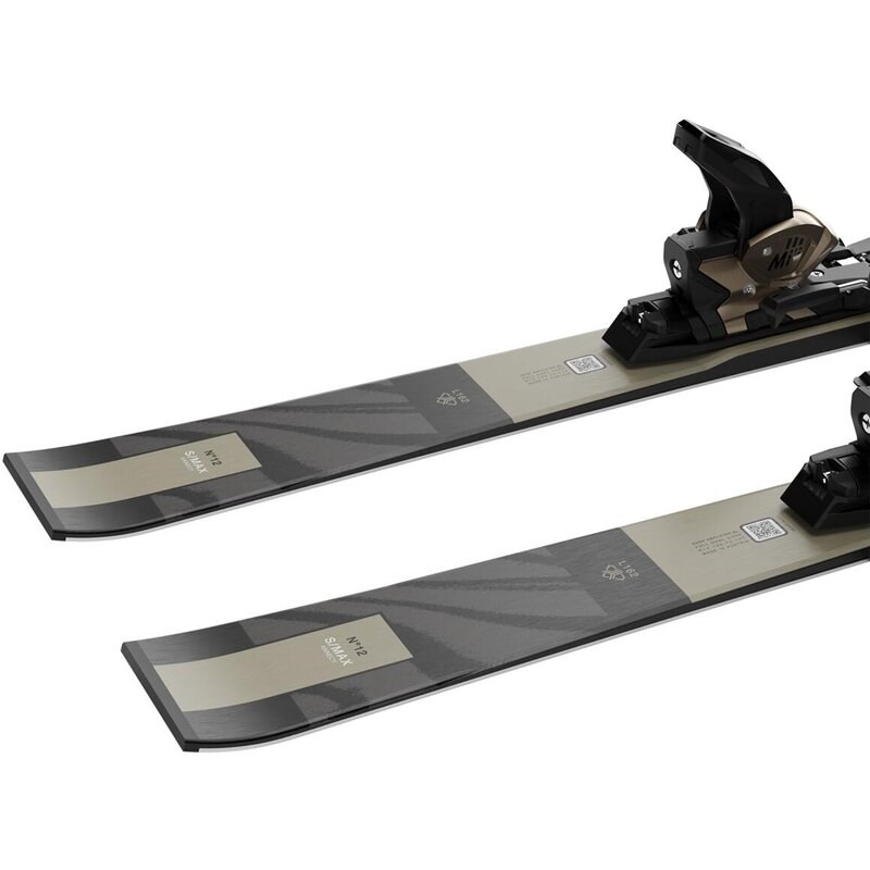 Salomon Damen All-Mountain Ski E - Light Bronze Metallic/Black