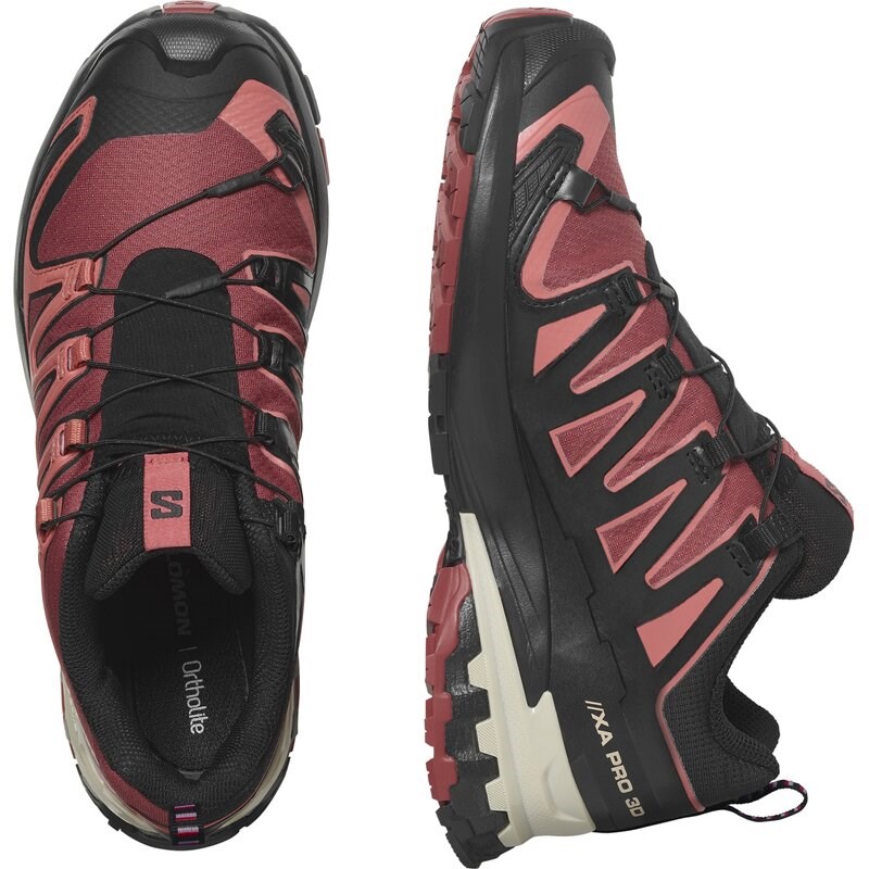 Salomon Damen Trailrunningschuhe SHOES XA PRO 3D V9 GTX W - Kuhhaut/Schwarz/Verblasstes Rosa
