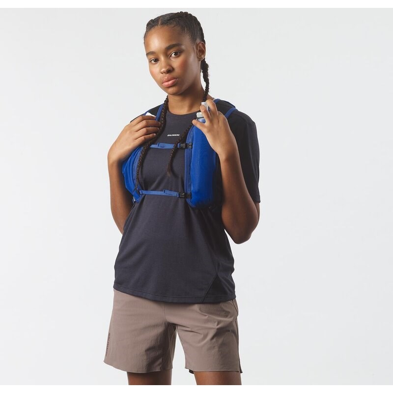 Salomon Rucksack CROSS 4 NAUTICAL - Nautisches Blau/Limoges/Mondfelsen