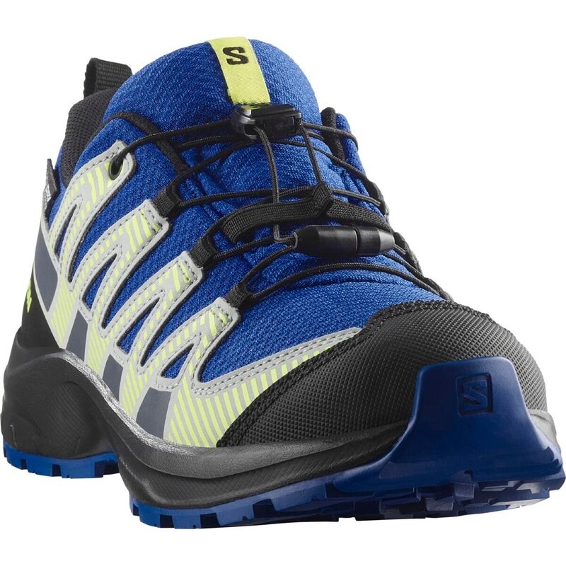 Salomon Kinder Trekkinghalbschuhe SHOES XA PRO V8 WP J - Nautischblau/Schwarz/Scharfes Grün
