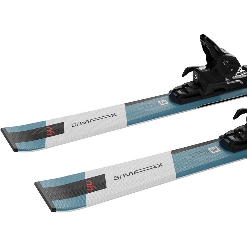 Salomon Herren All-Mountain Ski E - Tahiti-Türkis/Hellrot/Schwarz