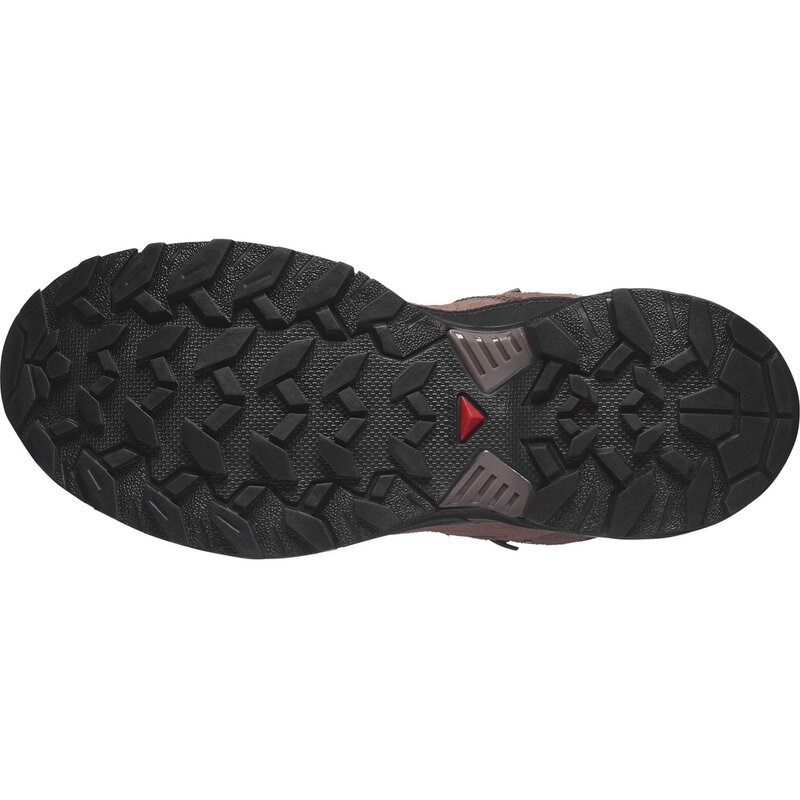 Salomon Damen Multifunktionsstiefel SHOES X ULTRA 360 LTR MID GTX W - Pfefferkorn/Cognac/Heiße Koralle