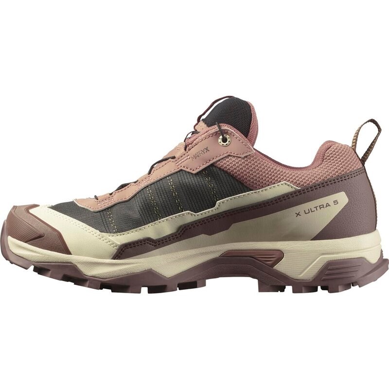 Salomon Damen Multifunktionsschuhe SHOES X ULTRA 5 GTX W - Burlwood/French Roast/Rattan