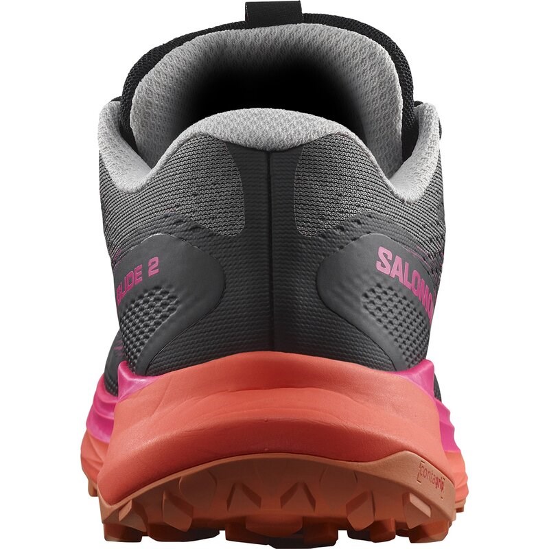 Salomon Damen Trailrunningschuhe SHOES ULTRA GLIDE 2 W - Pflaumenkätzchen/Schwarz/Pink Glo