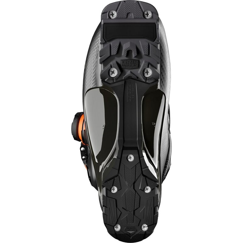 Salomon Herren Ski-Schuhe ALP. BOOTS - Schwarz/Dunkelgrau Metallic/Orange Tiger