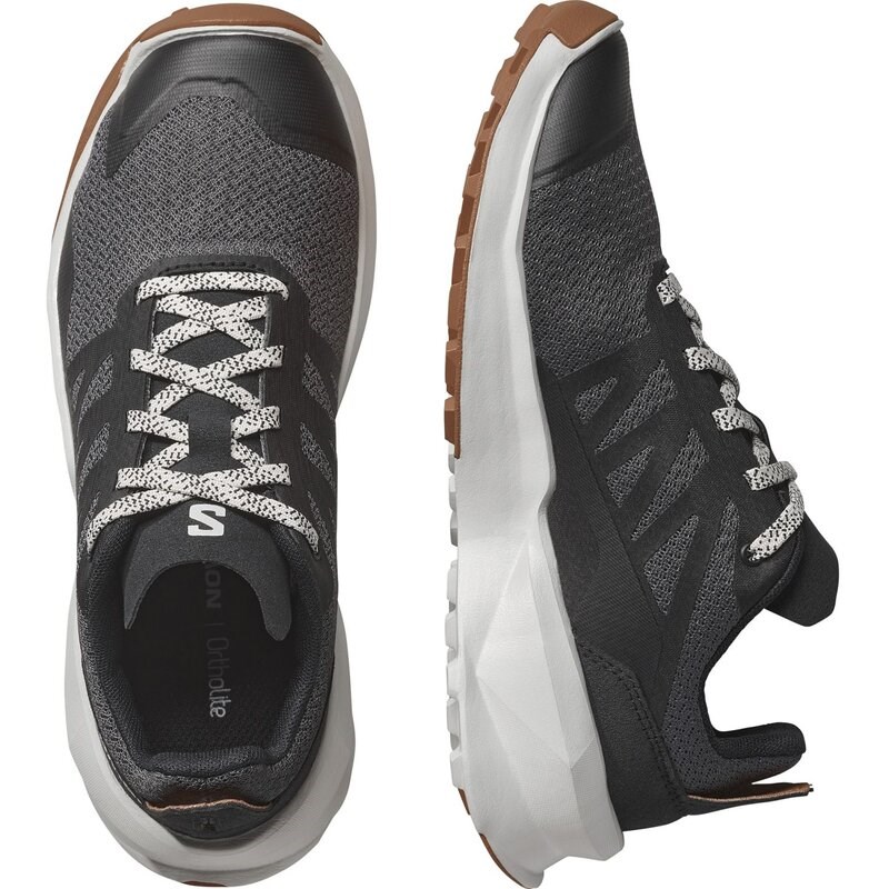 Salomon Kinder Trekkinghalbschuhe SHOES PATROL J - Asphalt/Regentag/Pekannussbraun