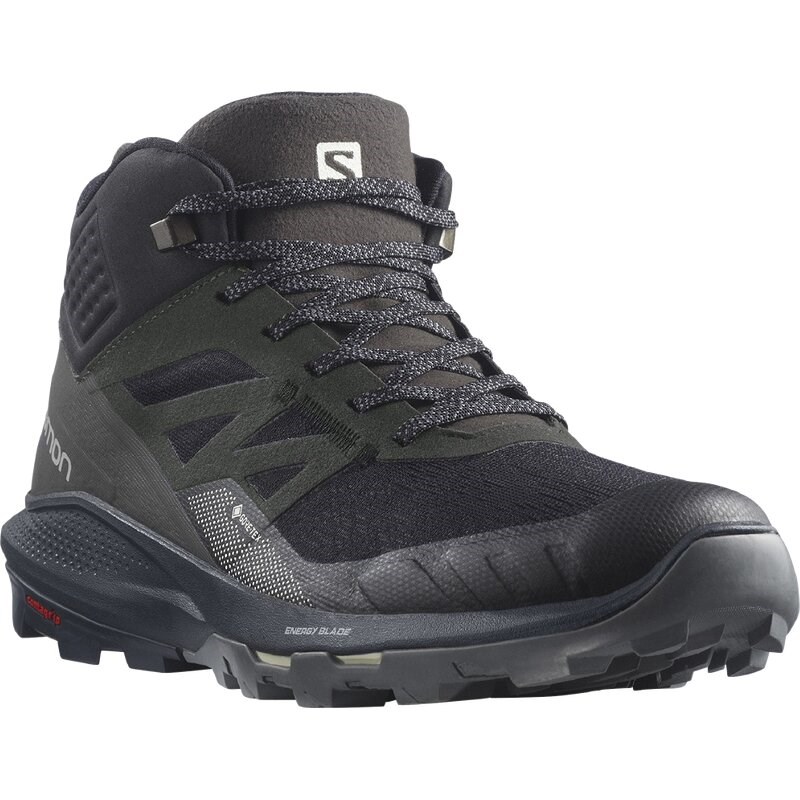 Salomon Herren Multifunktionsstiefel SHOES OUTpulse Mid GTX - Schwarz/Ebenholz/Vanilleeis