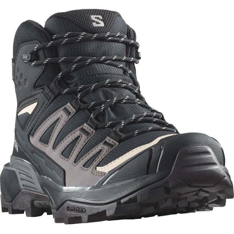 Salomon Damen Trekkingstiefel SHOES X ULTRA 360 MID GTX - Schwarz/Pflaumenkätzchen/Schiefer