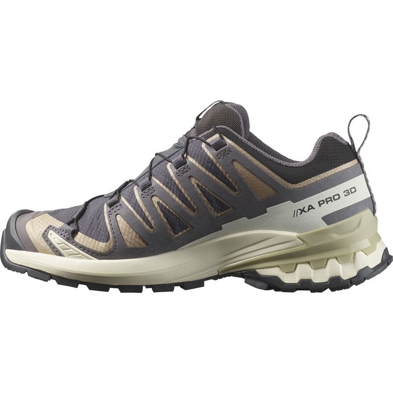 Salomon Damen Trailrunningschuhe SHOES XA PRO 3D V9 GTX W 9 - Neun Eisen/Oxford Tan/Luzerne
