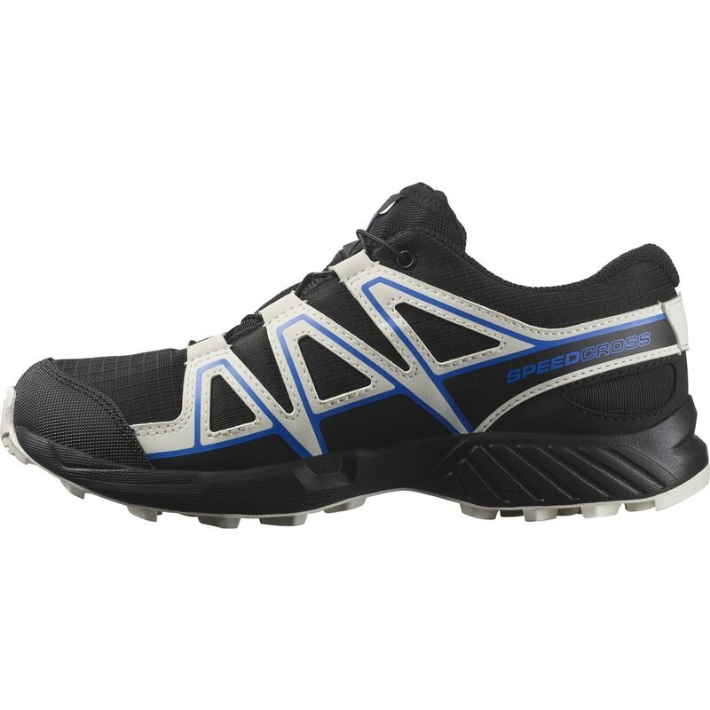 Salomon Kinder Trekkinghalbschuhe SHOES SPEEDCROSS WP J - Schwarz/Vanilleeis/Französischblau