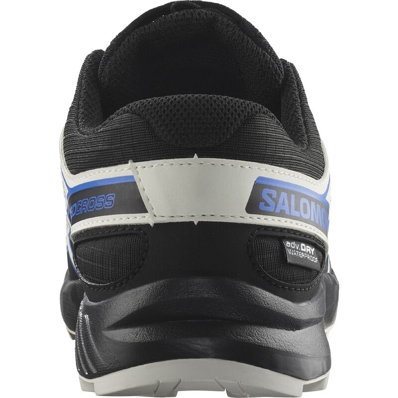 Salomon Kinder Trekkinghalbschuhe SHOES SPEEDCROSS WP J - Schwarz/Vanilleeis/Französischblau