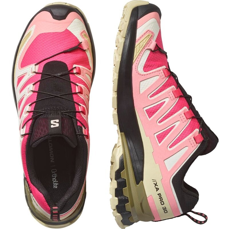 Salomon Damen Trailrunningschuhe SHOES XA PRO 3D V9 GTX W - Rotrot/Vanilleeis/Martini-Olive