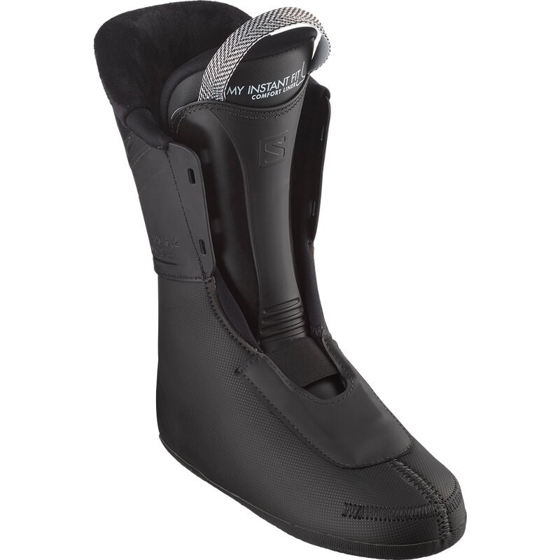 Salomon Damen Ski-Schuhe ALP. BOOTS - Schwarz/Beluga/Gold Metallic