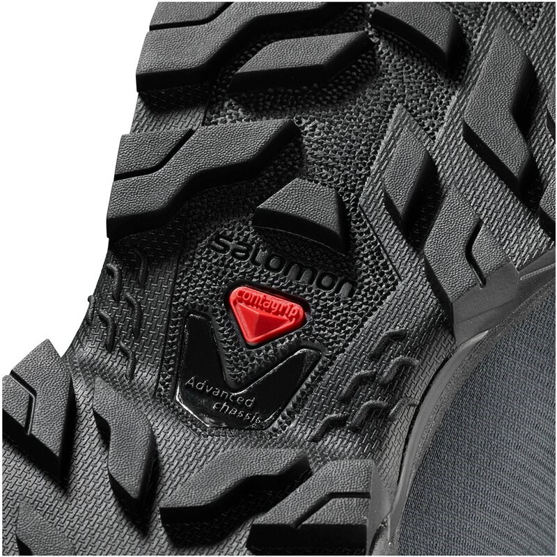 Salomon Herren Trekkingschuhe "OUTback 500 - Ebenholz/Schwarz/Traubenblatt