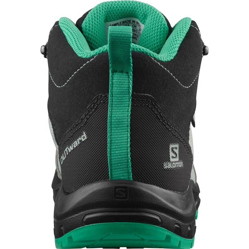 Salomon Kinder Trekkingstiefel SHOES OUTward CSWP J - Phantom/Aquagrau/Minzblatt