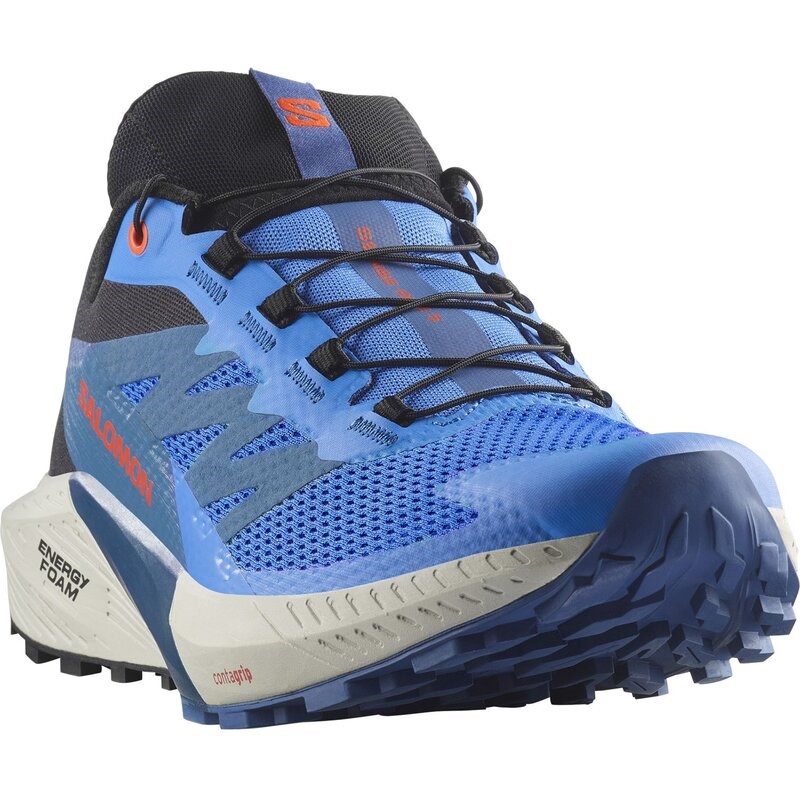 Salomon Herren Trailrunningschuhe SHOES SENSE RIDE 5 - Französischblau/Schwarz/Dunkelblau