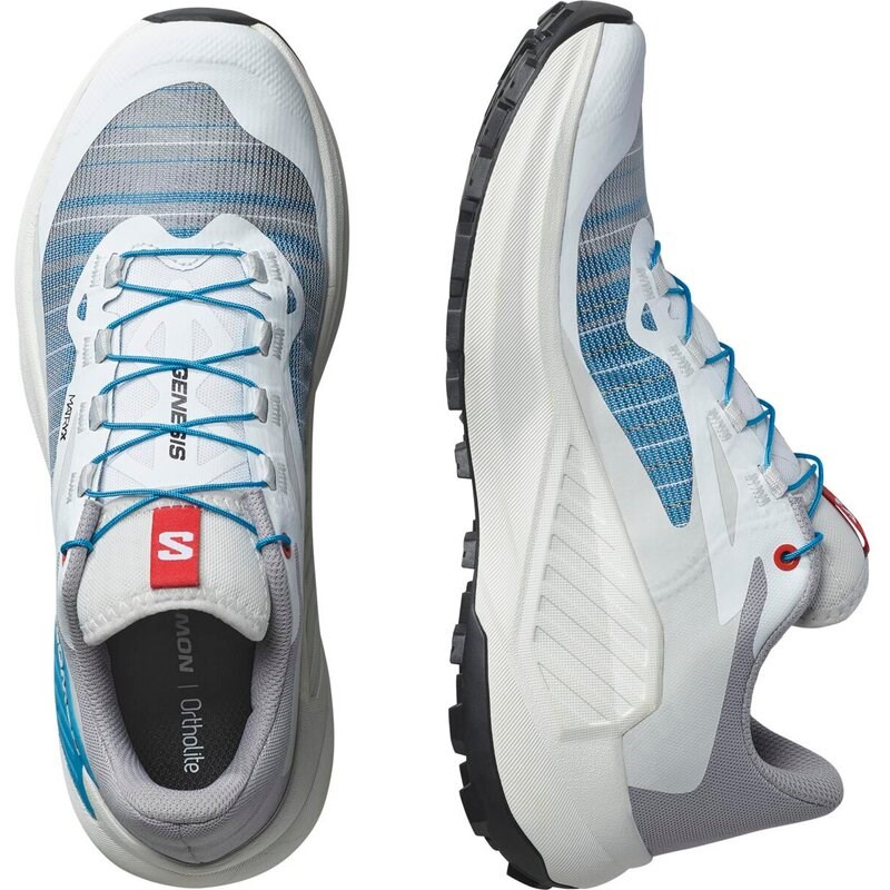 Salomon Damen Trailrunningschuhe SHOES GENESIS W - Weiß/Mondfelsen/Transzendentes Blau