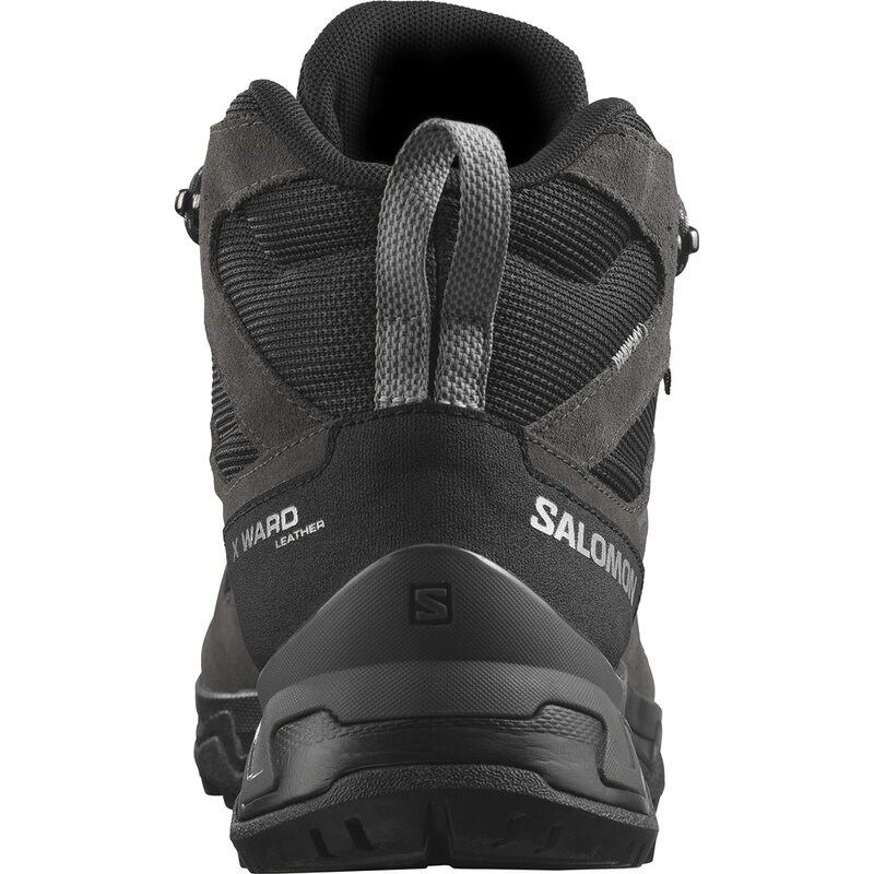 Salomon Herren Multifunktionsstiefel SHOES X WARD LEATHER MID GTX - Phantom/Schwarz/Magnet