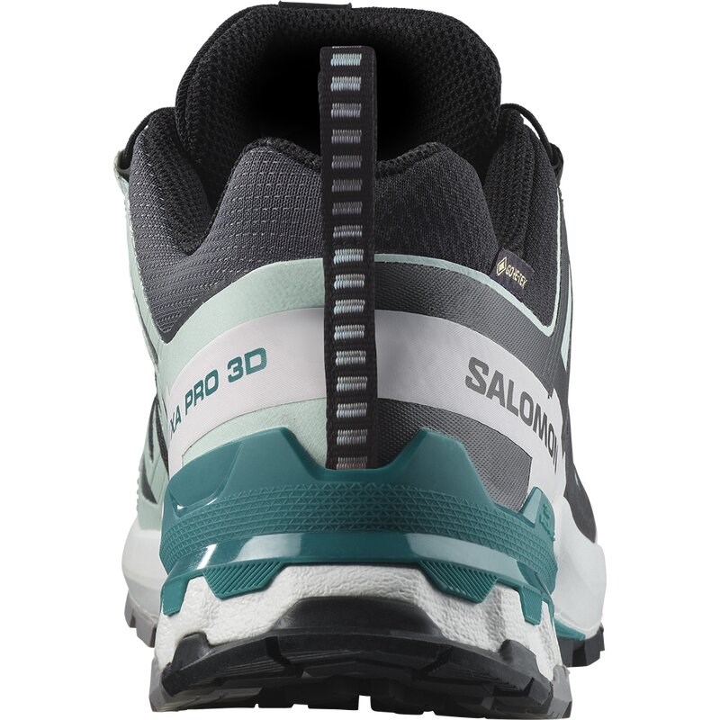 Salomon Damen Trailrunningschuhe SHOES XA PRO 3D V9 GTX W - Schwarz/Gebleichtes Aquamarin/Hafenblau