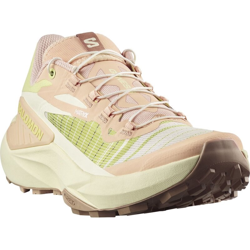 Salomon Damen Trailrunningschuhe SHOES GENESIS W Almond - Mandelcreme/Transparentes Gelb/Sonne