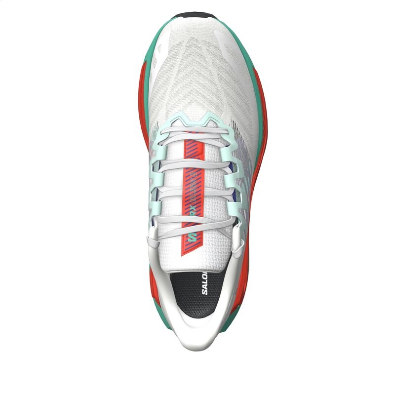 Salomon Herren Laufschuhe SHOES DRX BLISS 2 - Weiß/Elektrisches Grün/Kirschtomate