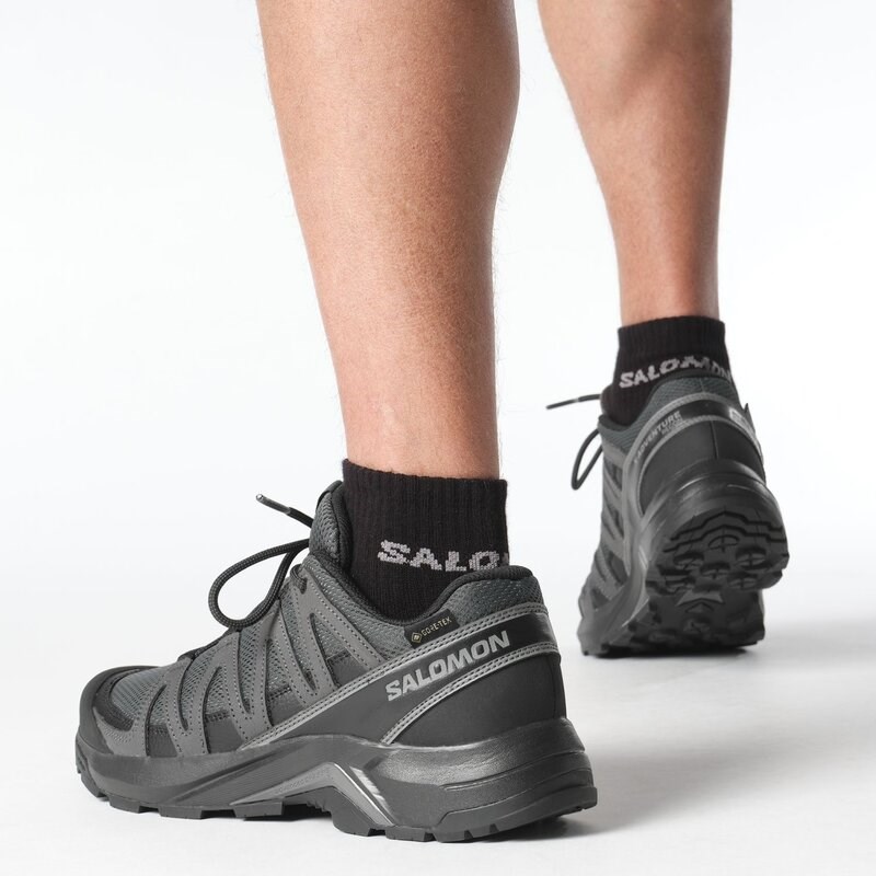 Salomon Herren Multifunktionsschuhe SHOES X-ADVENTURE RECON GTX - Asphalt/Castlerock/Schwarz