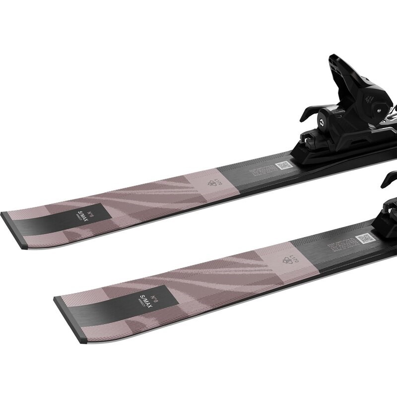 Salomon Damen All-Mountain Ski E - Black/Roségold Metallic