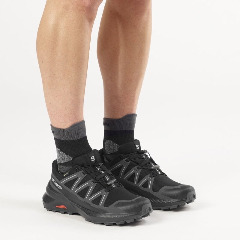 Salomon Herren Trailrunningschuhe SHOES SPEEDCROSS PEAK GTX - Schwarz/Schwarz/Asphalt
