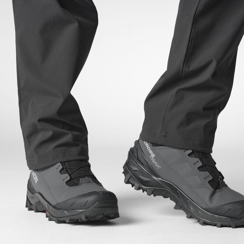 Salomon Herren Stiefel SHOES CROSSTRAK POWDER WP - Asphalt/Schwarz/Haifischhaut