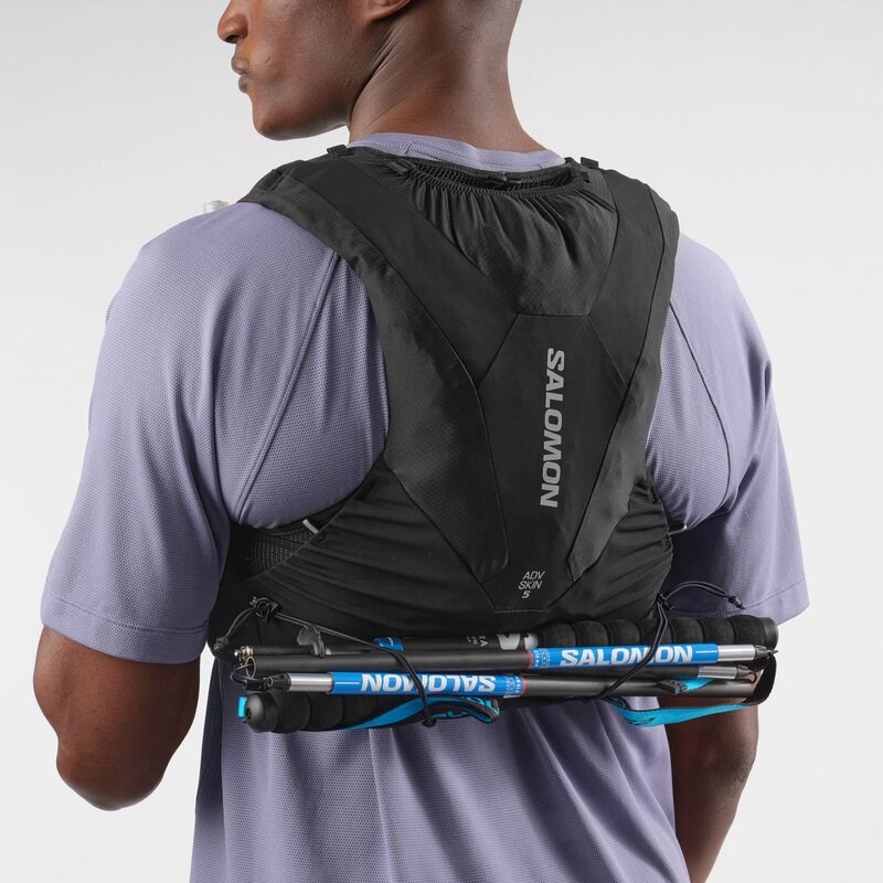 Salomon Rucksack ADV SKIN 5 SET - SCHWARZ