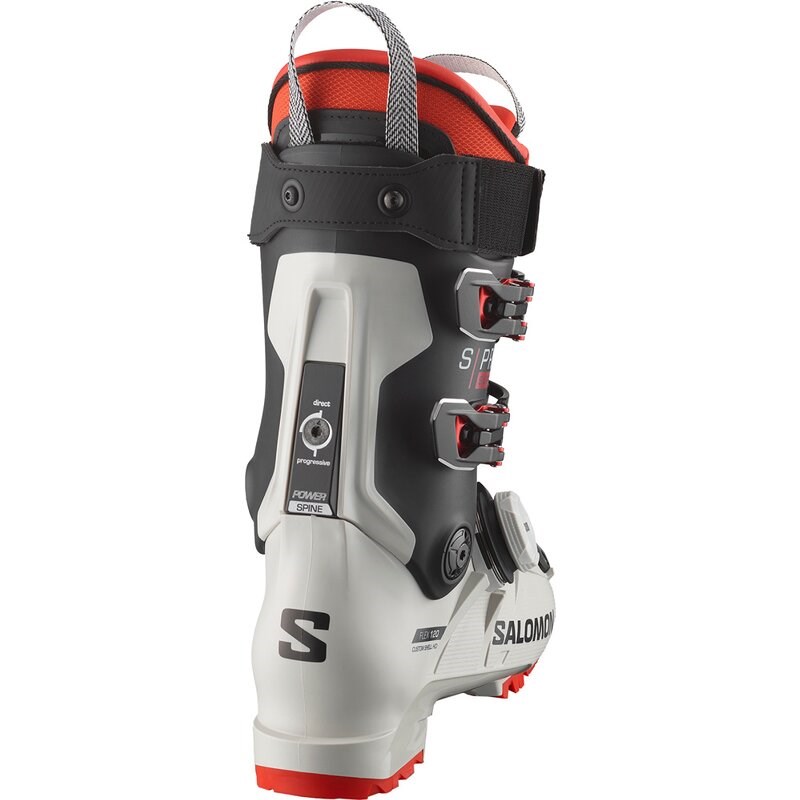 Salomon Herren Ski-Schuhe ALP. BOOTS - Graue Aurora/Schwarz/Rot