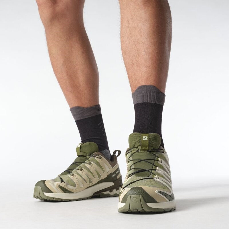 Salomon Herren Trailrunningschuhe SHOES XA PRO 3D V9 GTX - Tiefes Flechtengrün/Safari/Dunkle Erde