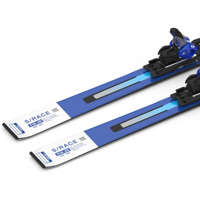 Salomon Kinder Racing Ski NX - Rennblau/Weiß