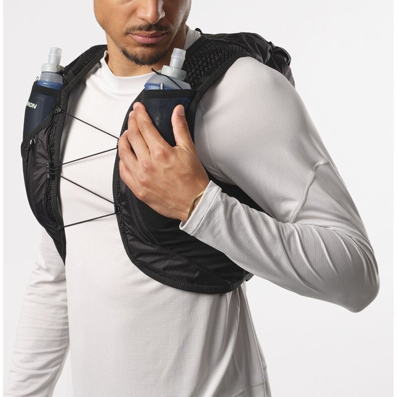 Salomon Rucksack ACTIVE SKIN 12 SET RED - ROTE DAHLIE/HIGH RISK RED