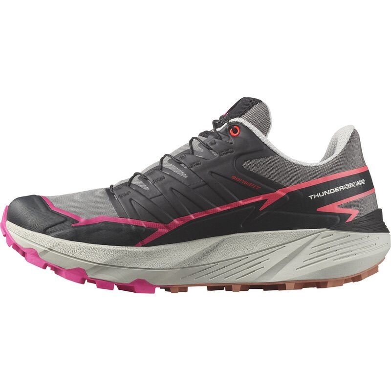 Salomon Damen Laufschuhe SHOES THUNDERCROSS W - Pflaumenkätzchen/Schwarz/Pink Glo