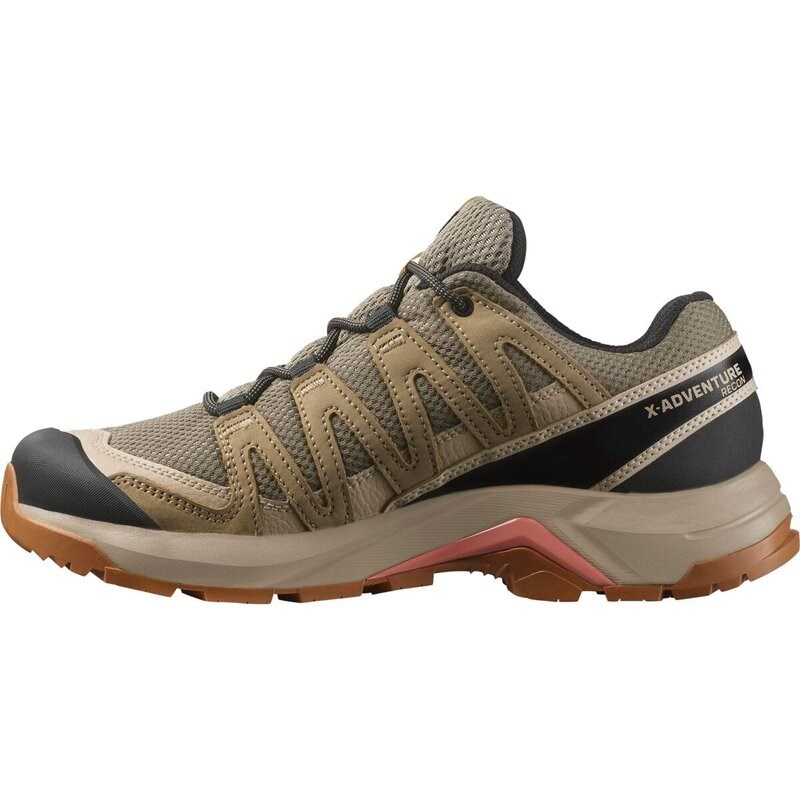 Salomon Damen Multifunktionsschuhe SHOES X-ADVENTURE RECON GTX W - Falke/Wüstenbraun/Hyma Pink