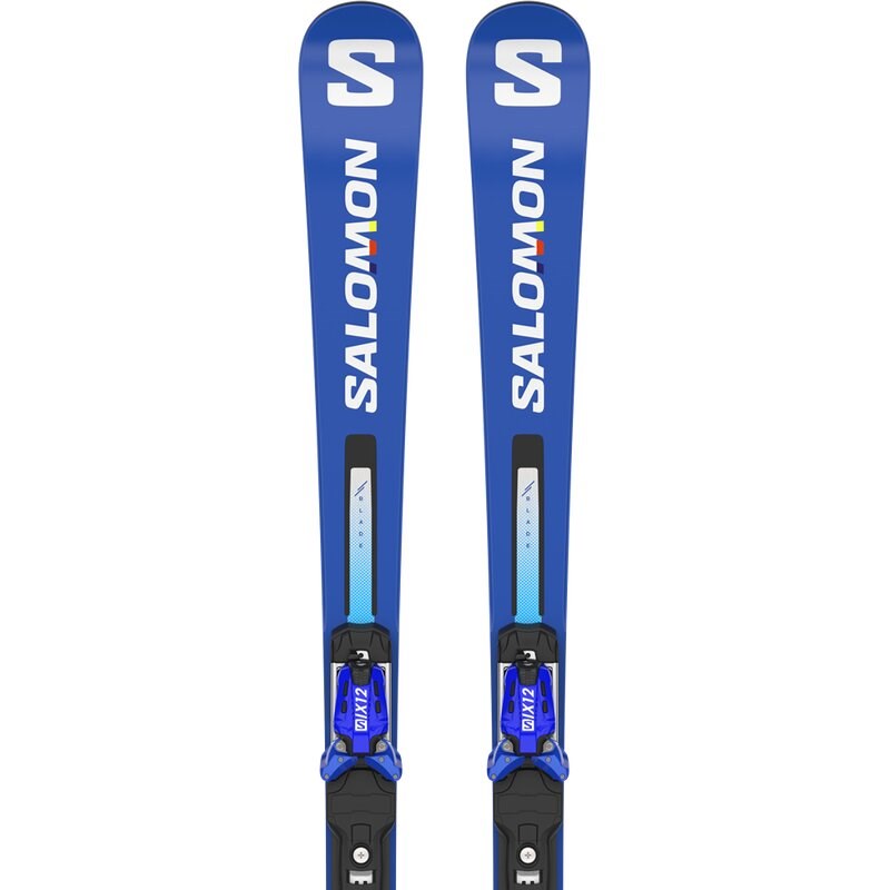 Salomon Kinder Racing Ski NX - Rennblau/Weiß