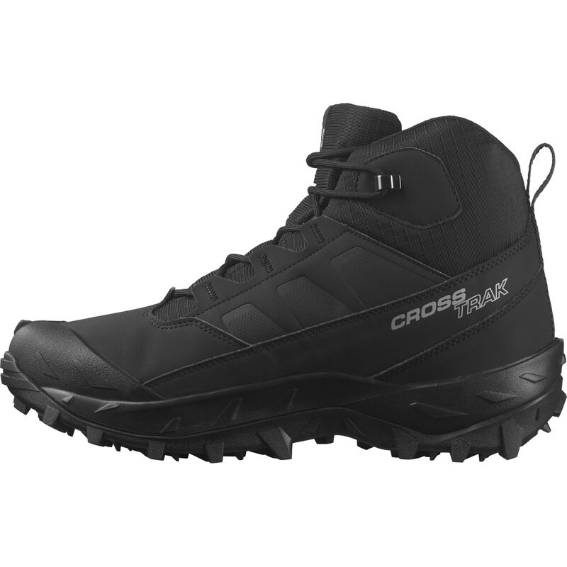 Salomon Herren Stiefel SHOES CROSSTRAK WP - Schwarz/Schwarz/Asphalt