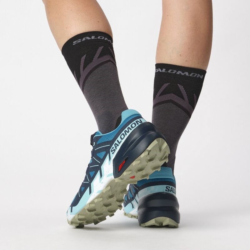 Salomon Damen Trailrunningschuhe SHOES SPEEDCROSS 6 W - Tahitianische Flut/Kohlenstoff/Tee