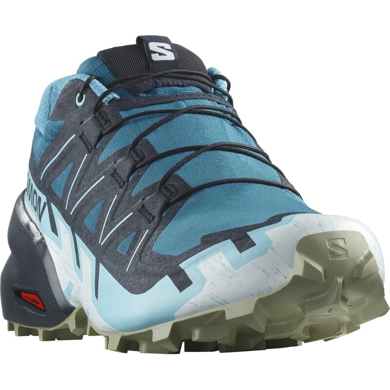 Salomon Damen Trailrunningschuhe SHOES SPEEDCROSS 6 W - Tahitianische Flut/Kohlenstoff/Tee