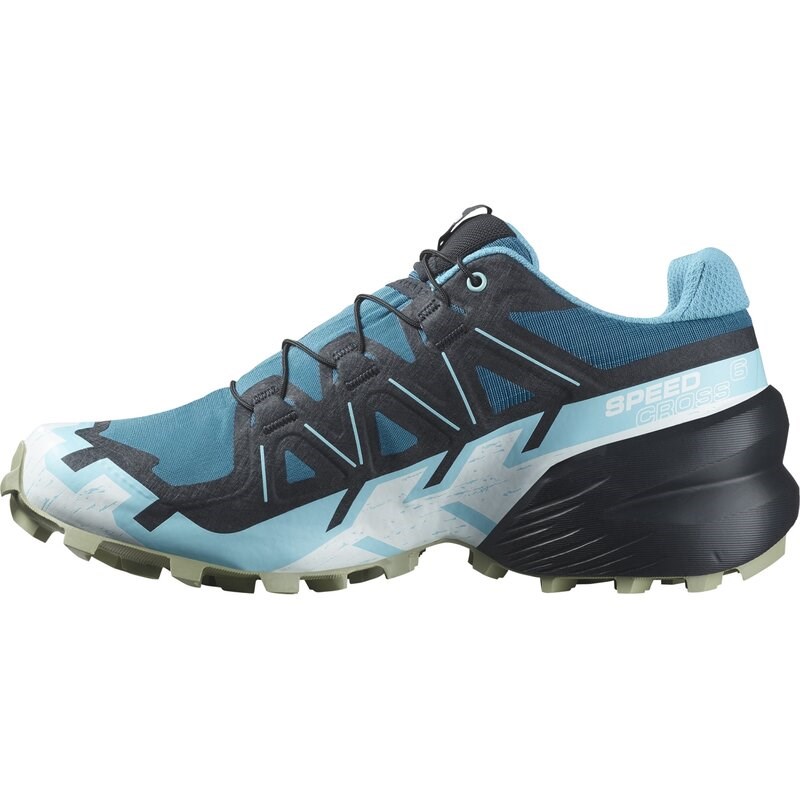 Salomon Damen Trailrunningschuhe SHOES SPEEDCROSS 6 W - Tahitianische Flut/Kohlenstoff/Tee