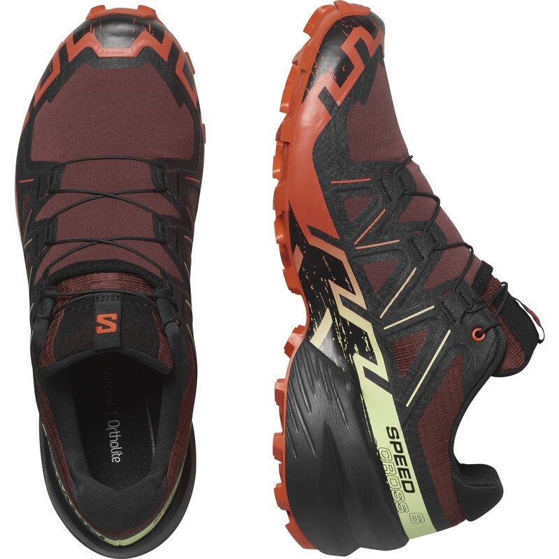 Salomon Herren Trailrunningschuhe SHOES SPEEDCROSS 6 Rum - Rumrosine/Kirschtomate/Cognac