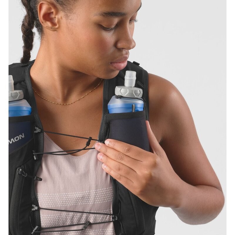 Salomon Rucksack ADV SKIN 12 WOMEN SET - SCHWARZ / Asphalt