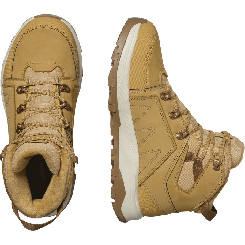 Salomon Damen Apres Schuhe SHOES OUTCHILL TS CSWP W - Toffee/Mandelmilch/Rohleder