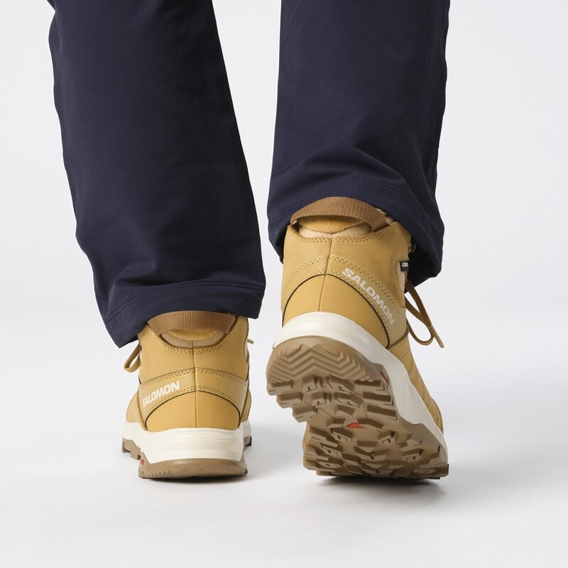 Salomon Damen Apres Schuhe SHOES OUTCHILL TS CSWP W - Toffee/Mandelmilch/Rohleder