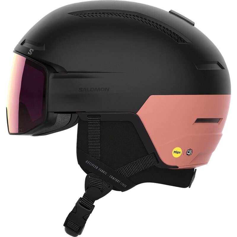 Salomon Herren Helm HELMET DRIVER PRO SIGMA MIPS Black - Schwarz/Roségold