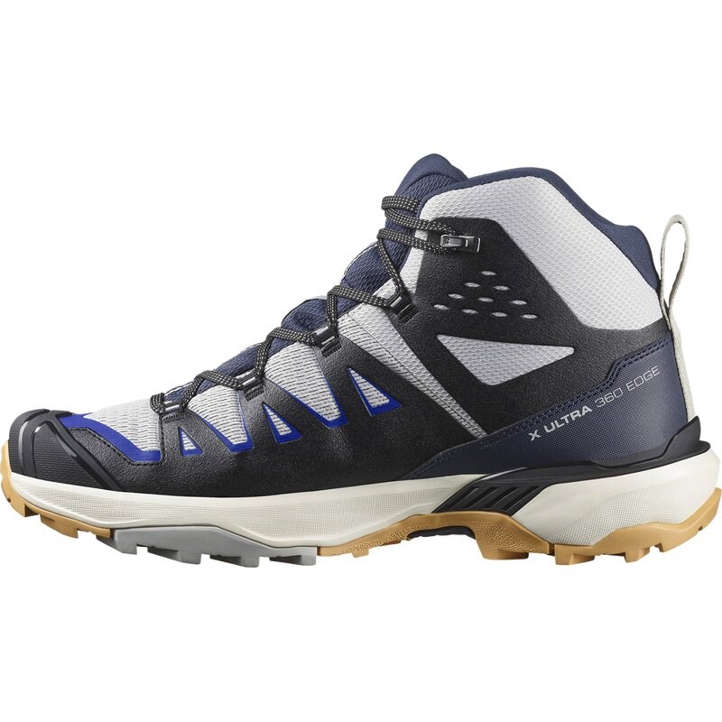 Salomon Herren Multifunktionsstiefel SHOES X ULTRA 360 EDGE MID GTX - Grauviolett/Schwarz/Surf the Web